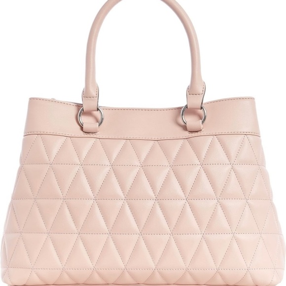 NINE WEST. NWT. Judilee Satchel. Light pastel pink. Zippered pocket inte… - Picture 2 of 5